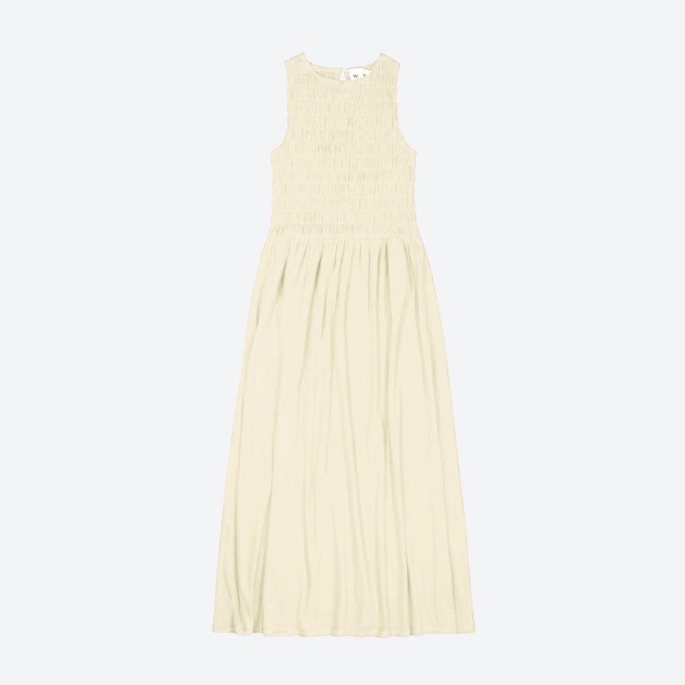3 X WRAY - FLOR DRESS in RARE buttery yellow